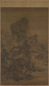 Paisaje al estilo de Juran de attributed to Liu Du
