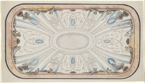 Diseño para un techo de attributed to Mauro Antonio Tesi