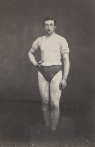 joven, en, atlético, equipo de attributed to Oliver H. Willard