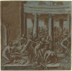 Masacre de los inocentes [recto] de called Bertoia Jacopo Zanguidi