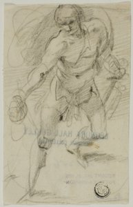 David con la cabeza de Goliat de called Cavaliere d