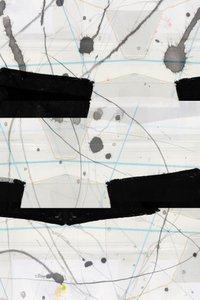 Salpicaduras negras abstractas de cartissi