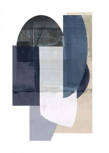 Geometría abstracta en azul