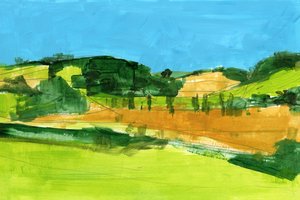 Vista abstracta del campo de cartissi
