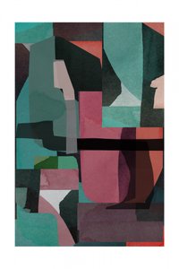 Collage geométrico abstracto de cartissi
