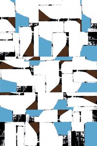 Collage geométrico abstracto de cartissi