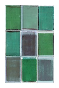 Capas verdes abstractas de cartissi