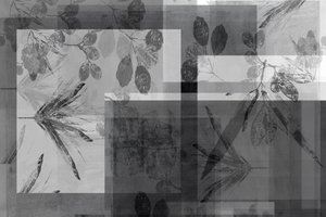 Follaje gris abstracto