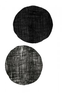 Círculos abstractos con textura de cartissi