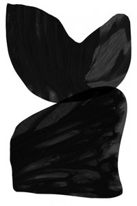 Formas abstractas negras de cartissi