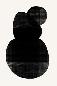 Formas abstractas negras de cartissi