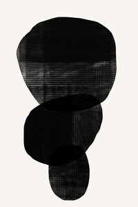 Formas orgánicas negras de cartissi
