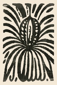 Flor botánica en relieve de cartissi