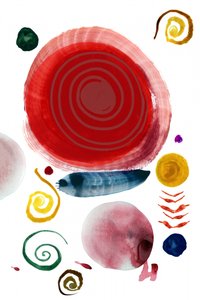 Formas abstractas y coloridas de cartissi