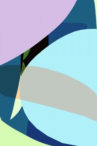 Abstracción curva y colorida de cartissi