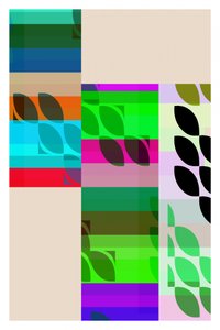 Formas geométricas de colores de cartissi