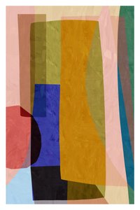 Geometría en capas de colores de cartissi
