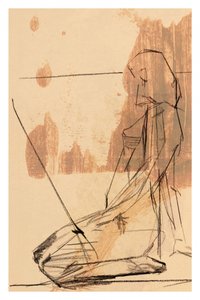 Figura abstracta contemplativa de cartissi