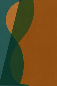 Formas curvas de colores de cartissi