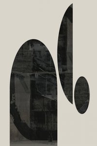 Formas abstractas oscuras de cartissi
