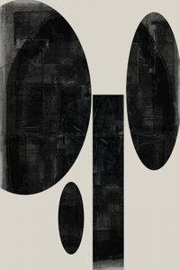 Formas abstractas oscuras de cartissi