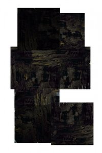 Abstracción en oro oscuro de cartissi