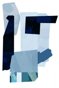 Geometría azul profundo de cartissi