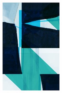 Geometría azul profundo