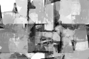 Abstracto dinámico en escala de grises de cartissi