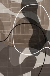 Curvas abstractas con tonos terrosos de cartissi