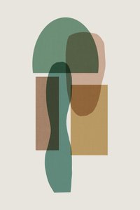 Formas abstractas de tonos terrosos de cartissi