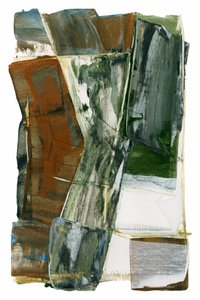 Capas abstractas con tonos terrosos