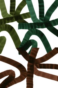 Trazos abstractos de tonos terrosos de cartissi