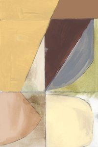 Abstracto geométrico con tonos terrosos de cartissi