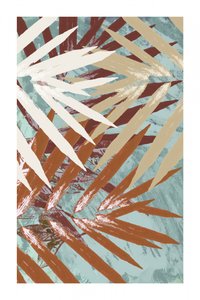 Follaje tropical de tonos terrosos de cartissi
