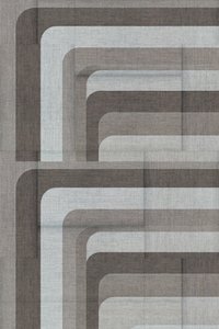 Capas de lino con motivos geométricos