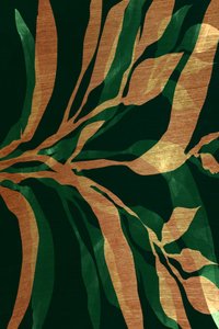 Follaje verde dorado de cartissi