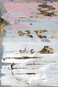 Abstracto rosa dorado