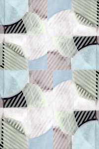 Formas pastel entrelazadas de cartissi