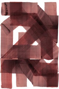 Abstracto en tonos burdeos superpuestos de cartissi