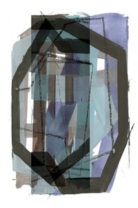 Abstracto geométrico en capas de cartissi
