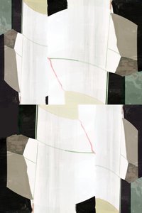 Abstracto geométrico en capas de cartissi