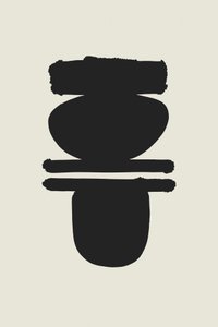 Formas apiladas minimalistas de cartissi