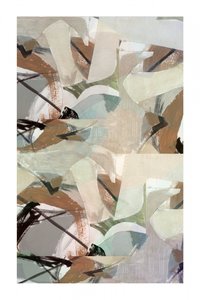 Abstracto moderno en tonos apagados de cartissi