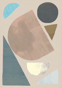 Formas modernas en tonos pastel de cartissi