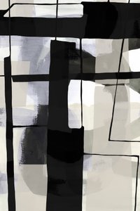 Formas abstractas monocromáticas de cartissi
