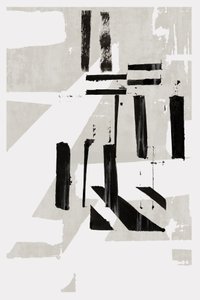 Líneas abstractas monocromáticas de cartissi