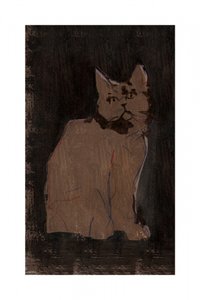 Retrato de un gato malhumorado
