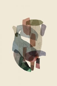 Formas abstractas en tonos apagados de cartissi