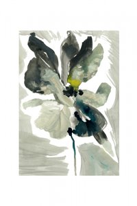 Abstracto floral en tonos apagados de cartissi